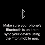 No Bluetooth connection screen
